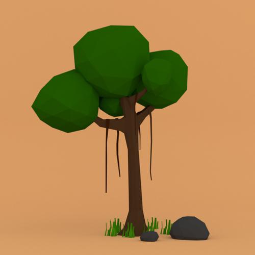 Tree Lowpoly  preview image